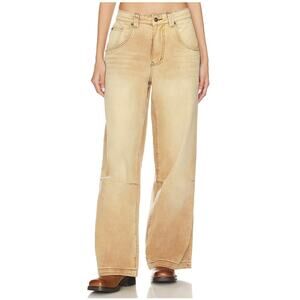 NEW Jaded London Colossus Baggy Jeans in sand size 25